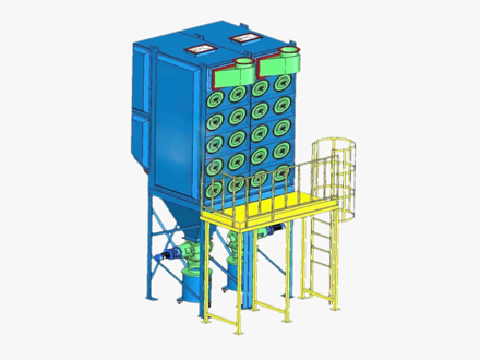 沉流式滤桶除尘器